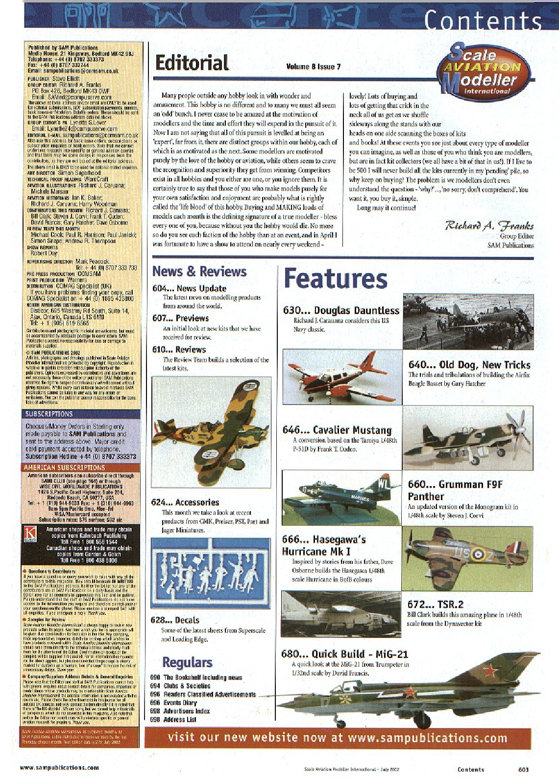 Scale Aviation Modeller International 2002-07